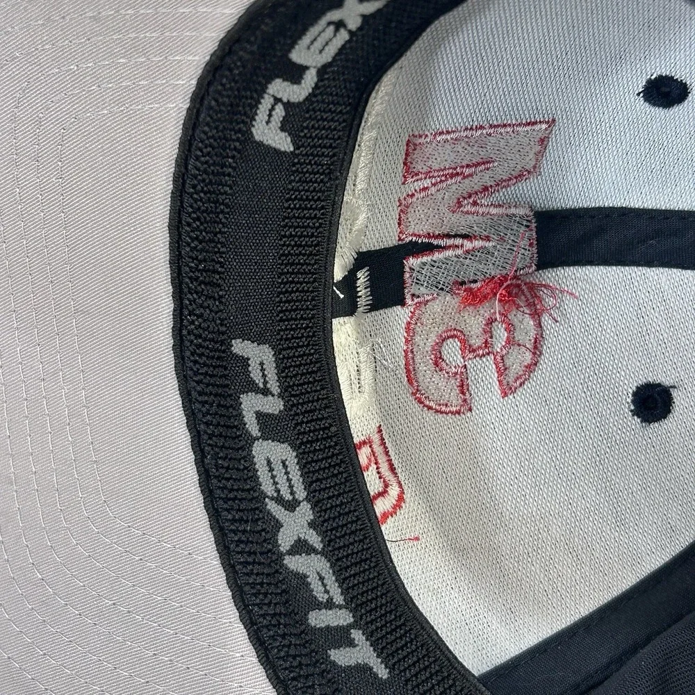3M Scott Flexfit Baseball Cap Hat Navy Red White Port Authority S/M